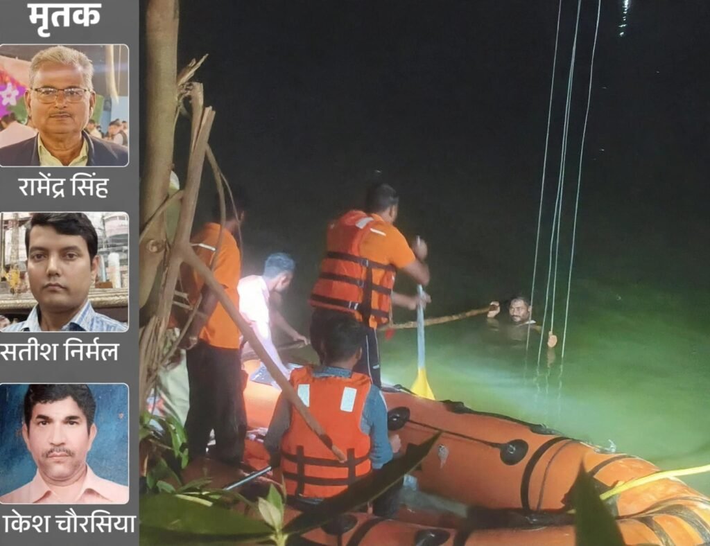सीतापुर: तालाब में डूबी कार से तीन कारोबारियों के शव बरामद, बेटे का एक्सीडेंट देखने बहराइच गए थे - SITAPUR, उत्तर प्रदेश