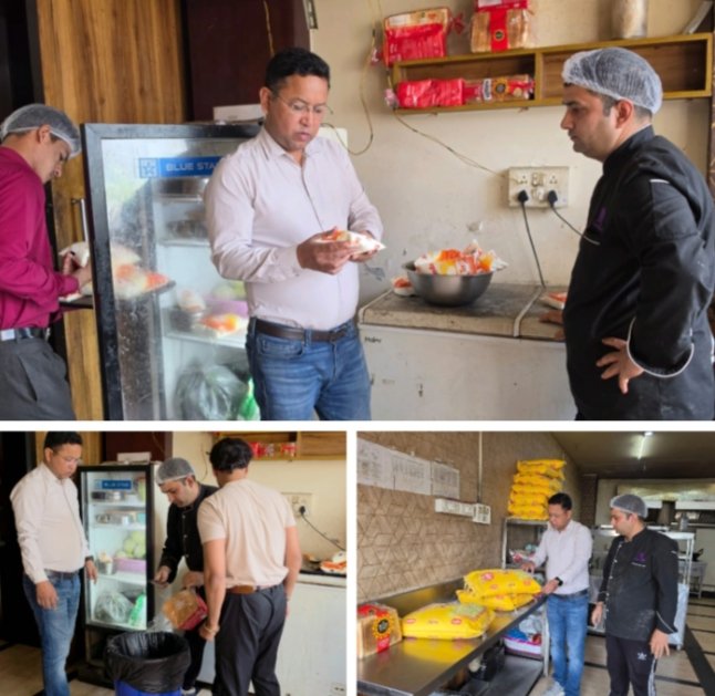 हरिद्वार के नामी होटल में मिले एक्सपायरी ब्रेड व दूध,एफडीए ने की कार्यवाही