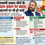 स्वामी प्रसाद मौर्य के दल-बदल पर बहस, समर्थक बोले—फैसलों के कारण भी देखें; आलोचक उठाते हैं राजनीतिक निरंतरता पर सवाल दल-बदल पर बहस, कारणों पर भी हो चर्चा