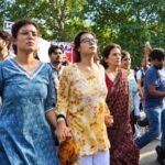 जंतर-मंतर से पुलिस थाने तक संघर्ष की तस्वीरें; नेहा के समर्थन में उतरीं छात्राओं ने लोकतांत्रिक अधिकारों और न्याय की मांग को दी नई आवाज