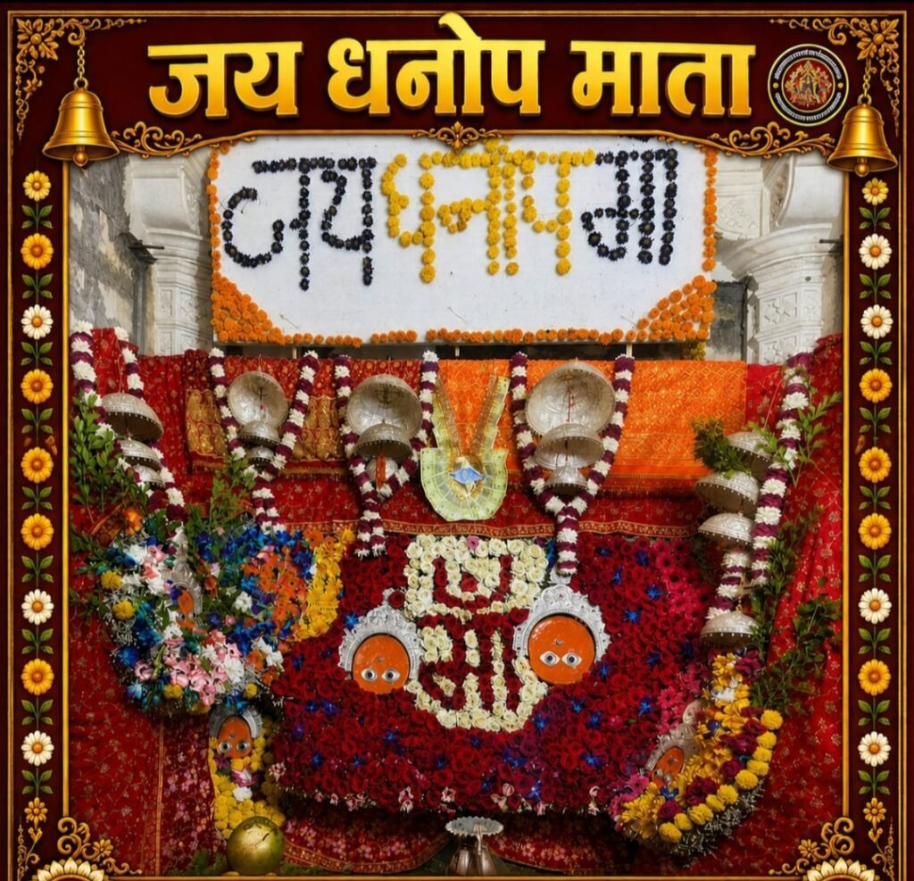 धनोप माता मंदिर में आज भक्तों की भारी भीड 1 धनोप माता मंदिर में आज भक्तों की भारी भीड - BHILWARA, राजस्थान