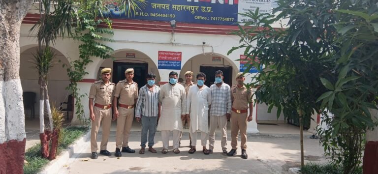 नागल में हत्या के प्रयास और अपहरण के मुकदमे में बड़ा एक्शन! 4 आरोपी गिरफ्तार, घटना में इस्तेमाल 2 कारें बरामद