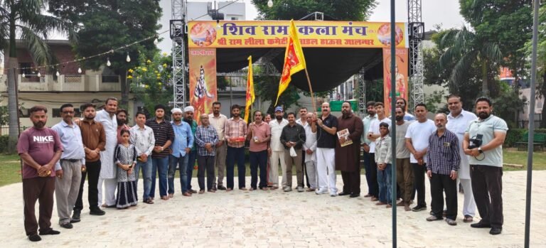 शिव राम कला मंच द्वारा रामलीला संबंधी भूमि पूजन रामलीला का शुभारंभ आज से