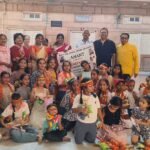नन्हीं बालिकाओं के लिए कन्या पूजन का पावन एवं भावपूर्ण कार्यक्रम हुआ आयोजित