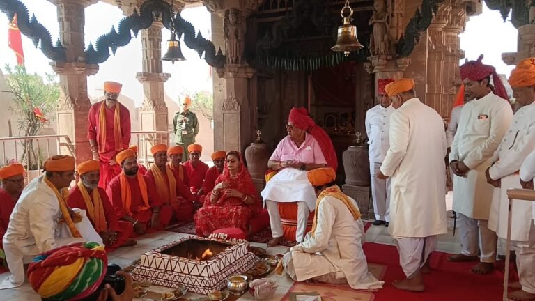 मेहरानगढ़ दुर्ग स्थित मां चामुंडा माता मंदिर यज्ञ