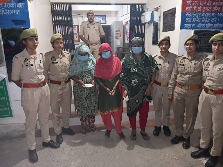 सहारनपुर में दुकान से पायल चोरी के मामले में पुलिस की कार्रवाई, तीन महिलाएं गिरफ्तार
