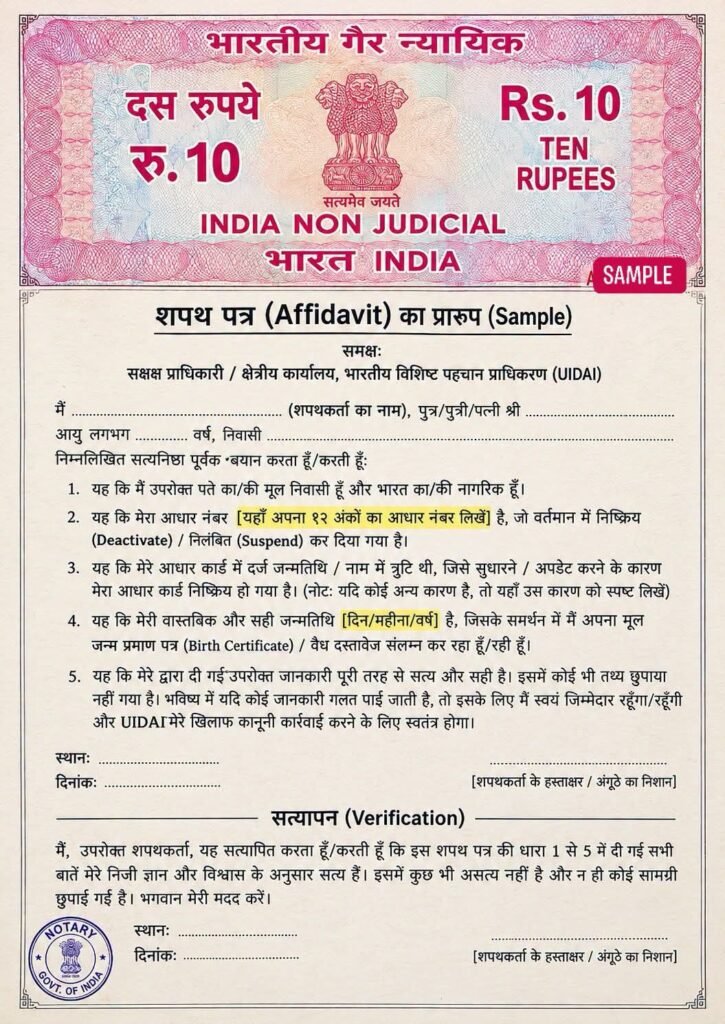 क्या आपका आधार कार्ड Deactivate हो गया है ? तो ये जानकारी आपके बहुत काम की है ! 1 क्या आपका आधार कार्ड Deactivate हो गया है ? तो ये जानकारी आपके बहुत काम की है ! - BASTI, उत्तर प्रदेश